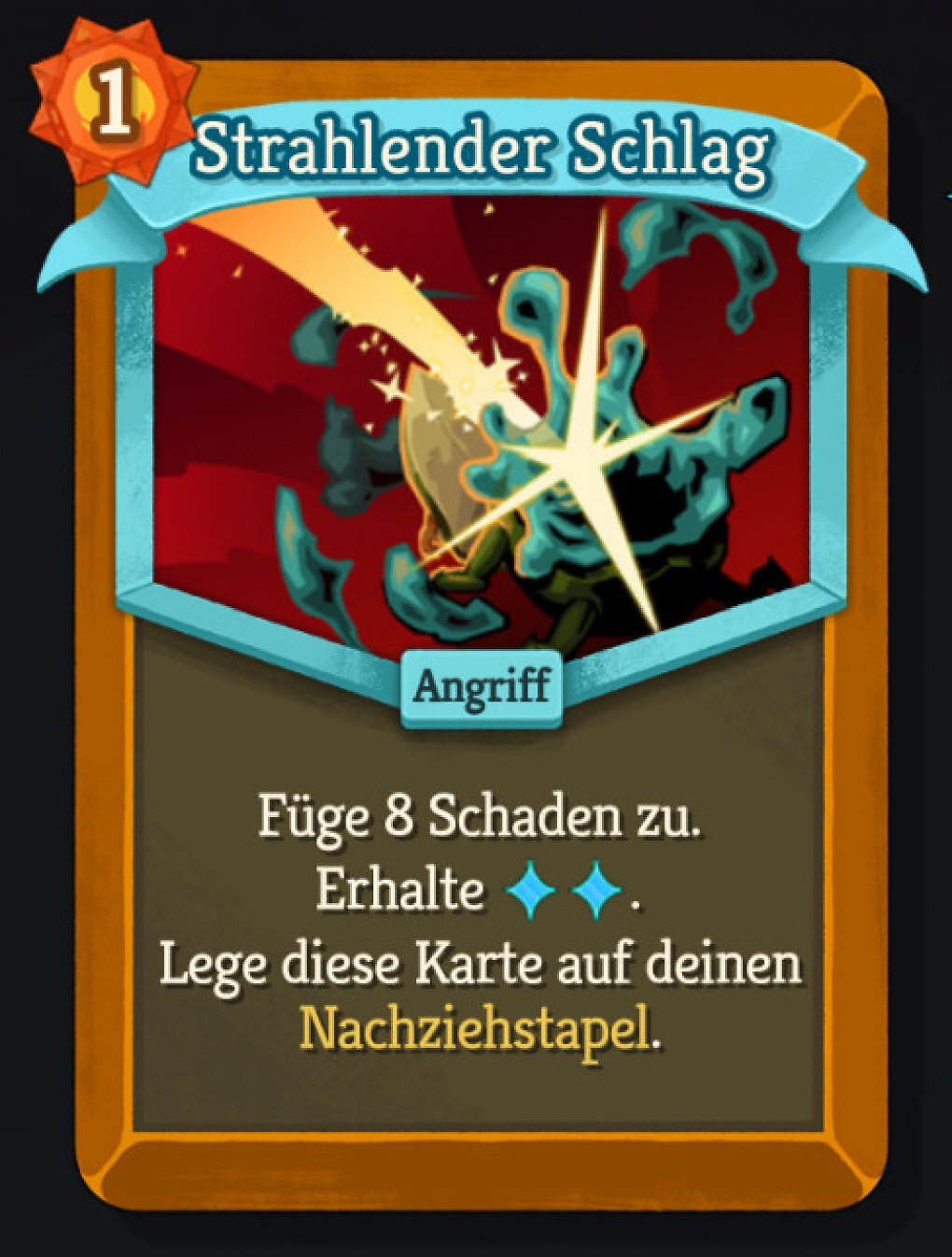 Strahlender Schlag