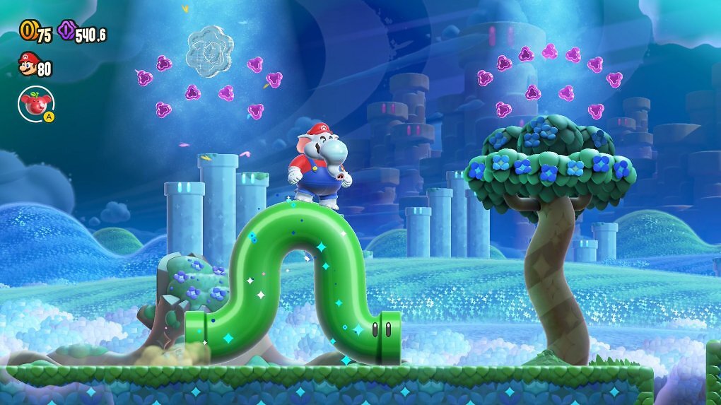 Die Wunderblume macht jedes Level in Super Mario Bros Wonder einzigartig und herrlich kreativ.