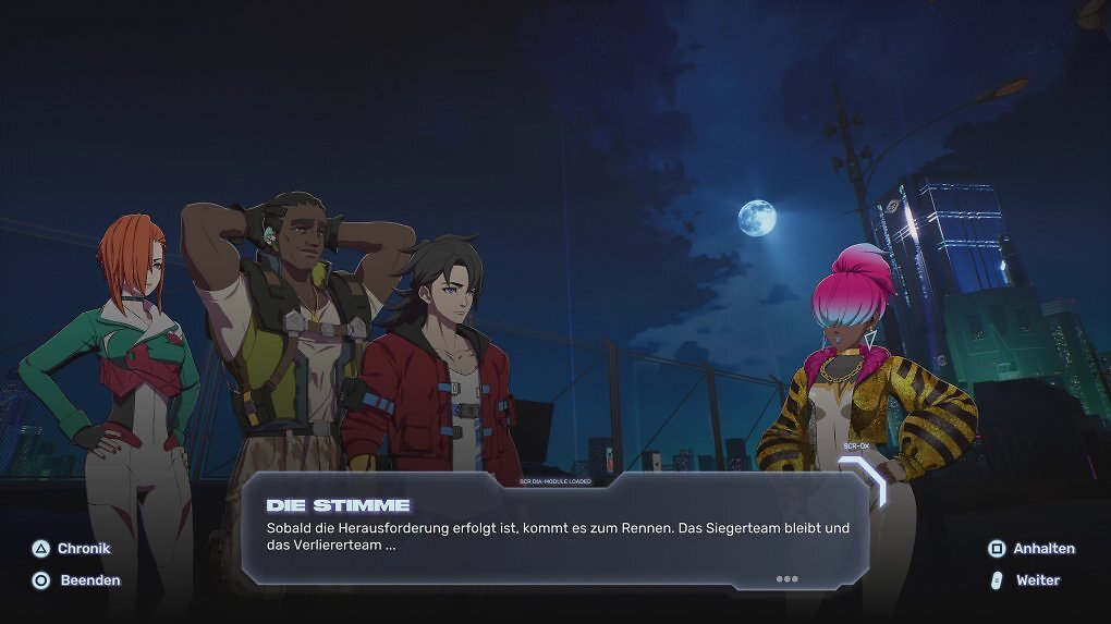 Die Story wird als Visual Novel erzählt. Nette Idee für ein JRPG - hier eher unpassend.