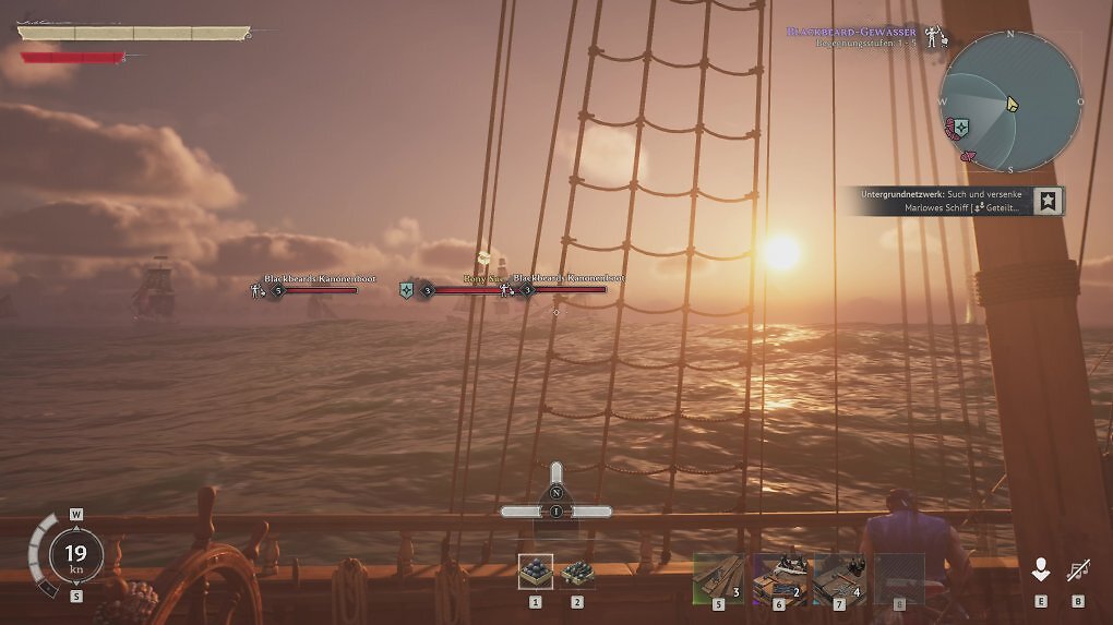 Manchmal ist es in Windrose besser, die Flucht zu ergreifen. Wenn wir eine Armada an Schiffen am Horizont entdecken, sollten wir die eher umschippern.