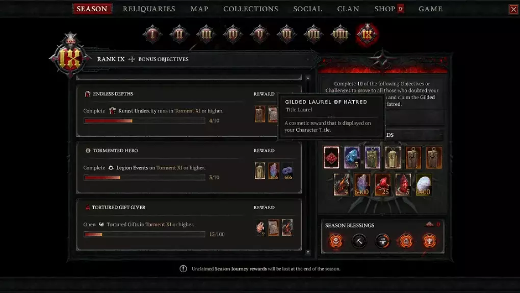 Die überarbeitete Saisonreise von Diablo 4 gibt dem Spieler endlich strukturierte Ziele und sorgt im Endgame für Motivation.