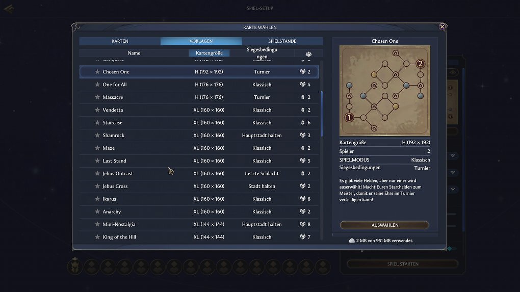 Über 50 Kartenvorlagen sind für Multiplayer und Freies Spiel bereits enthalten. Spielspaß für viele Stunden.
