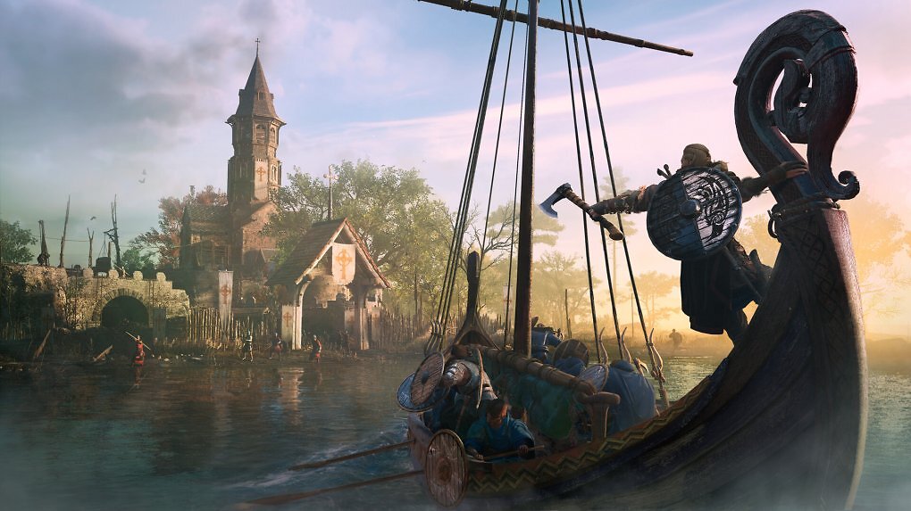 Ein Beispiel für einen langsamen Start ist mir ganz besonders in Erinnerung geblieben: Assassin's Creed: Valhalla. Nach etwa sieben Stunden prangte der Titel auf dem Bildschirm und das Spiel ging richtig los.