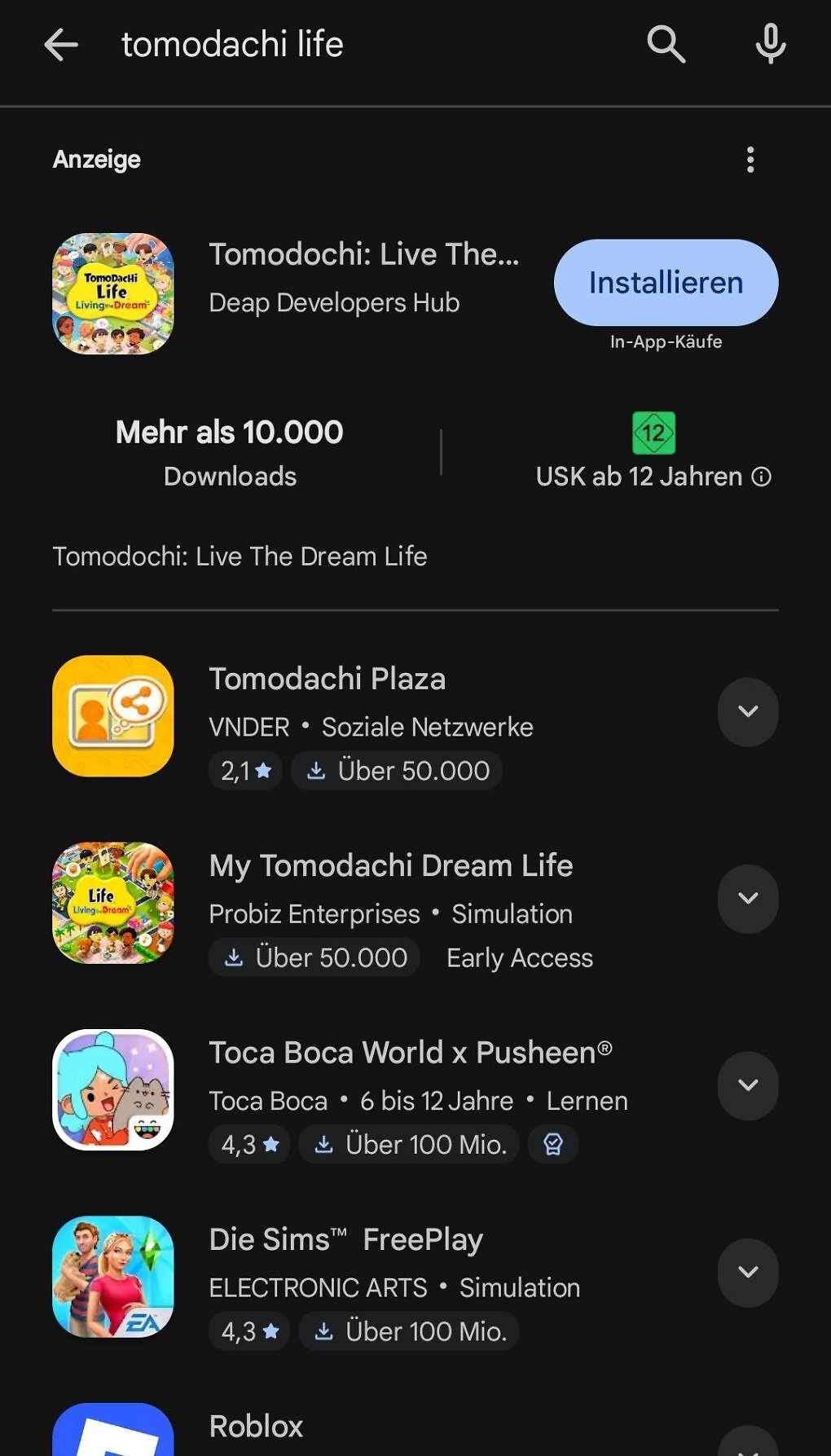 Die Fake Apps sehen von ihrer Aufmachung her verblüffend ähnlich zu den echten Spielen aus.