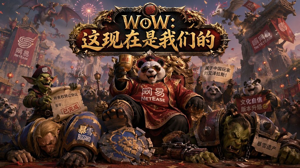 NetEase kauft für ein paar Doller Microsoft und damit auch Activision Blizzard. Als erstes gibt es mal eine neue Erweiterung, in der man sich über den Westen lustig macht. Das hat niemand kommen sehen ... oder vielleicht doch?