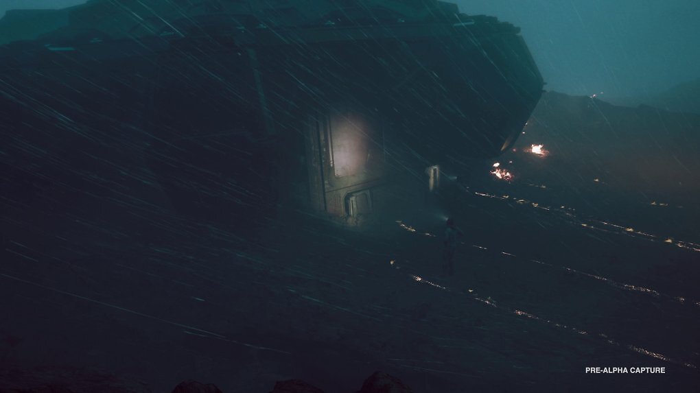 Draußen durften wir leider noch nicht mit dem Xenomorph Versteckenspielen.