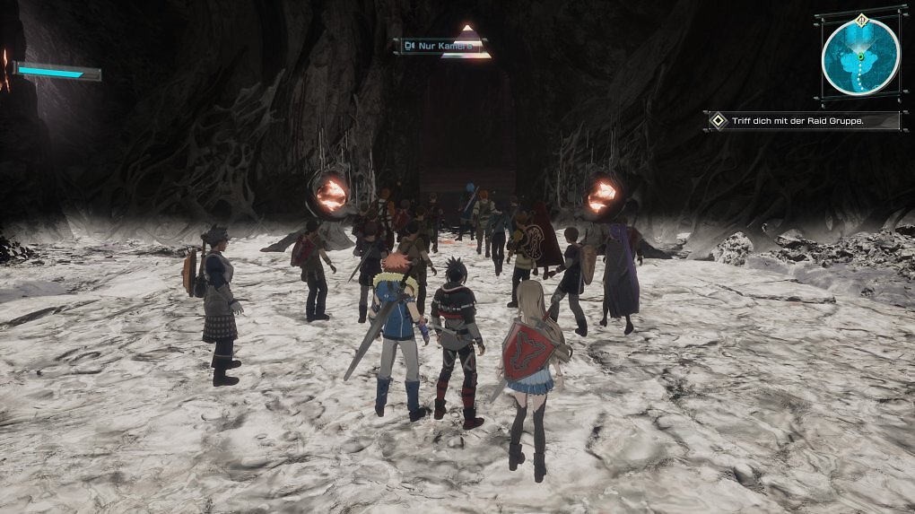 Vor dem Raid sammeln sich eine Menge Spieler, es wird klar: Die Situation ist ernst.