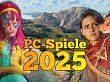 Das Aufmacherbild zum PC-Ausblick 2025 zeigt Bilder aus Judas, Split Fiction und Anno 117.