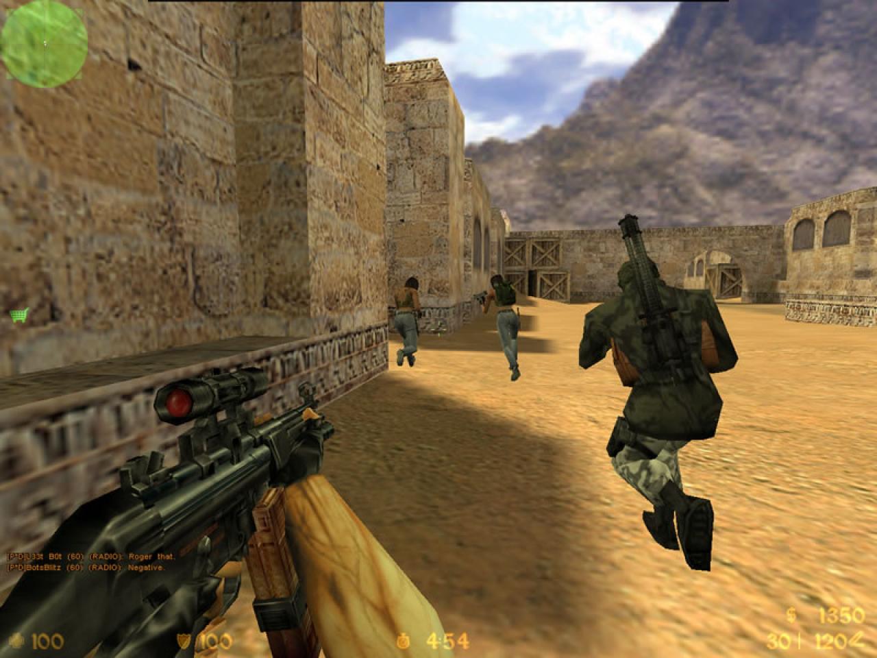 [26/11/2001] (1999) Counter-Strike (dt.), Valve[br]Mit Counter-Strike übertrugen die beiden Modder Gooseman und Cliffe erfolgreich das Räuber und Gendarm-Prinzip in eine Modifikation für Half-Life. Der Mehrspieler-Shooter wird völlig zurecht als Meilenstein in der Geschichte der Computerspiele gehandelt. Wo stünde die eSport-Szene bloß ohne diese Perle?