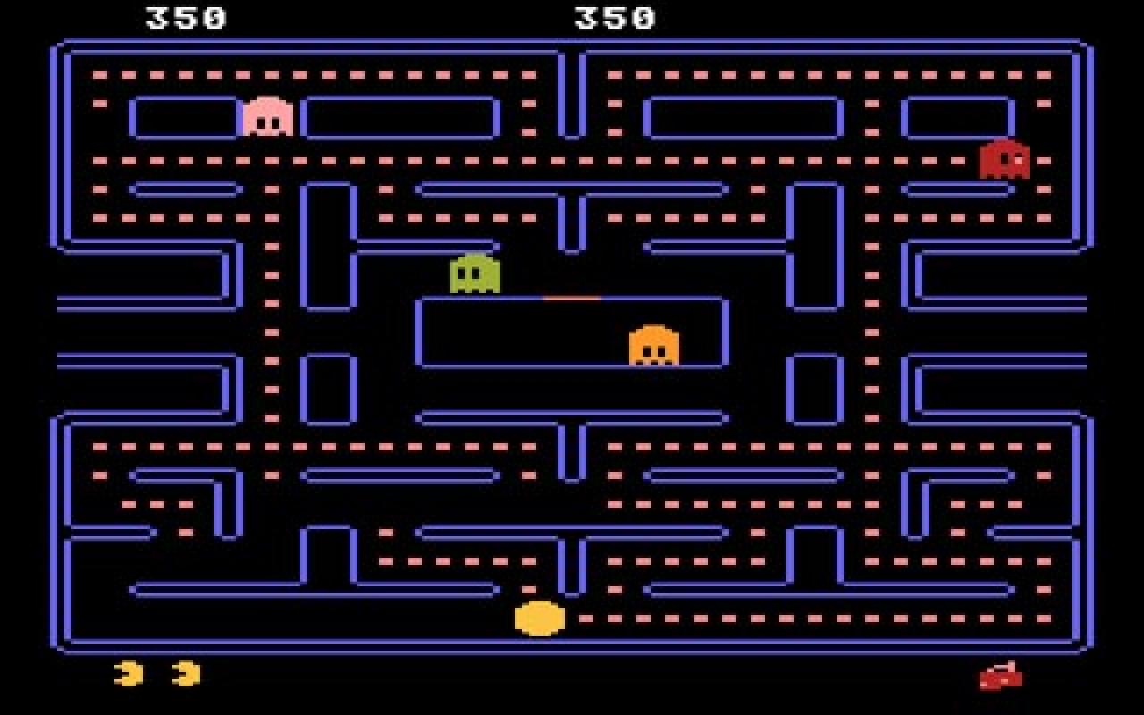 [26/10/2002] In Pacman beißt man sich in einem Labyrinth durch Punkte und weicht dabei den bunten Gespenstern Blinky, Pinky, Inky und Clyde aus. Der Maze-Titel erschien 1980 unter dem Namen 