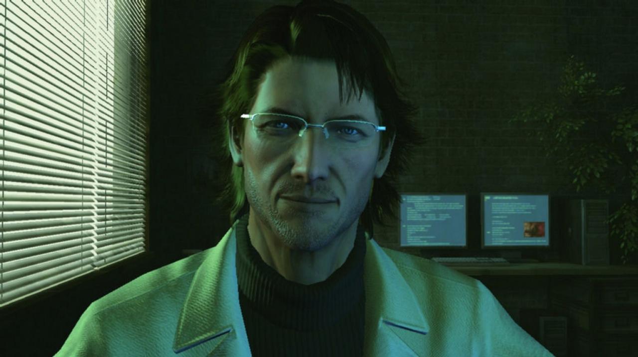 [16/09/2005] 10. Otacon: Zugegeben, Cyborg-Ninjas können manchmal etwas verstörend wirken, vor allem, wenn sie einem eine Klinge an den Hals halten. Sich dann in einer Ecke zu verkriechen und mit zitternder Stimme zu sprechen, ist nach einer solchen Aktion wirklich verständlich. Aber muss man denn gleich die Kontrolle über seine Blasenfunktion verlieren wie dieser Herr in Metal Gear Soldi 1?