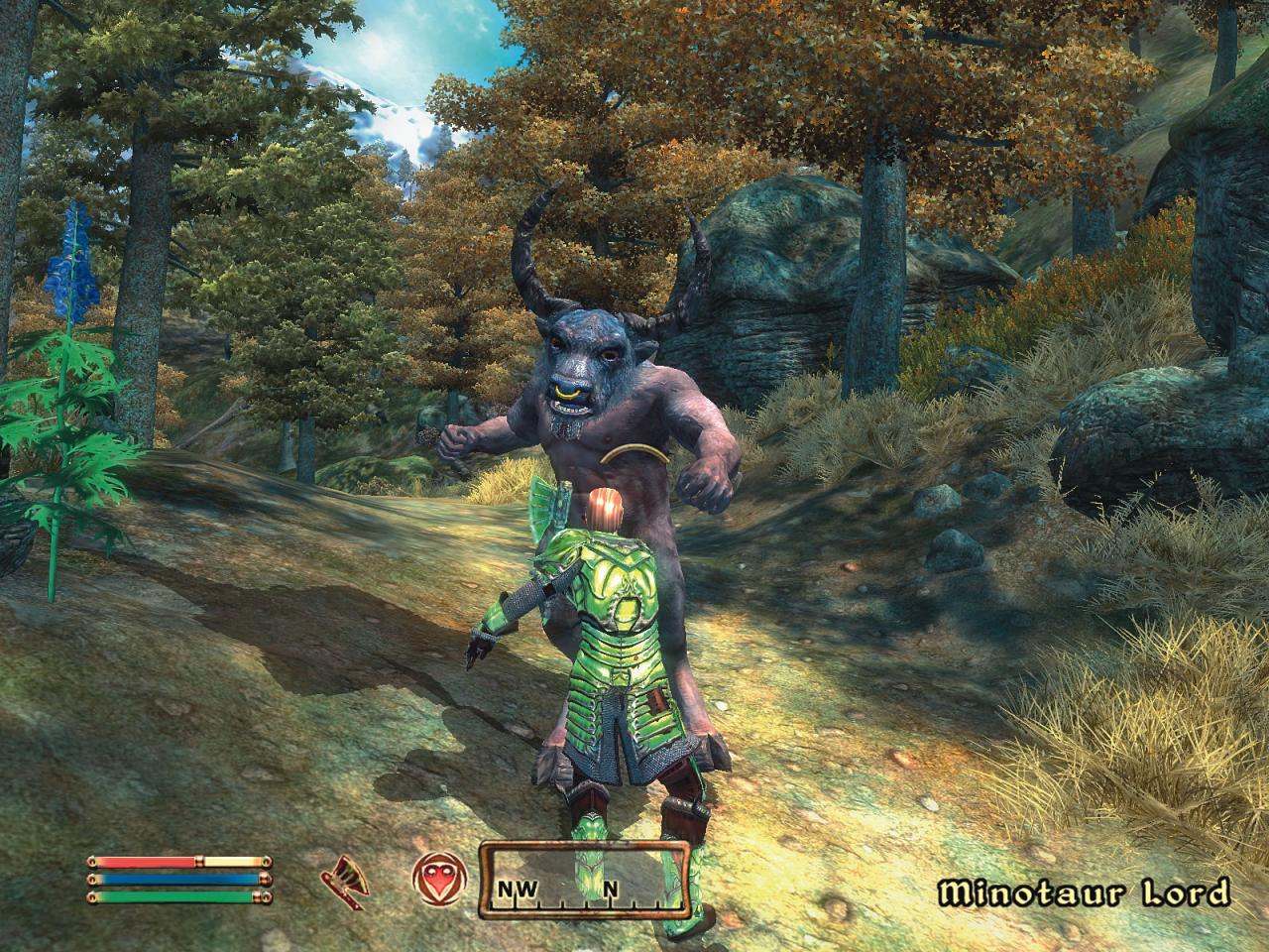 [16/05/2006] ... den es genau so in Oblivion zwar nicht gab, wir haben euch aber dennoch einen passenden Screenshot rausgesucht. Die relativ scharfen Texturen in diesem Bild erklären sich übrigens aus der hierfür verwendeten PC-Version.