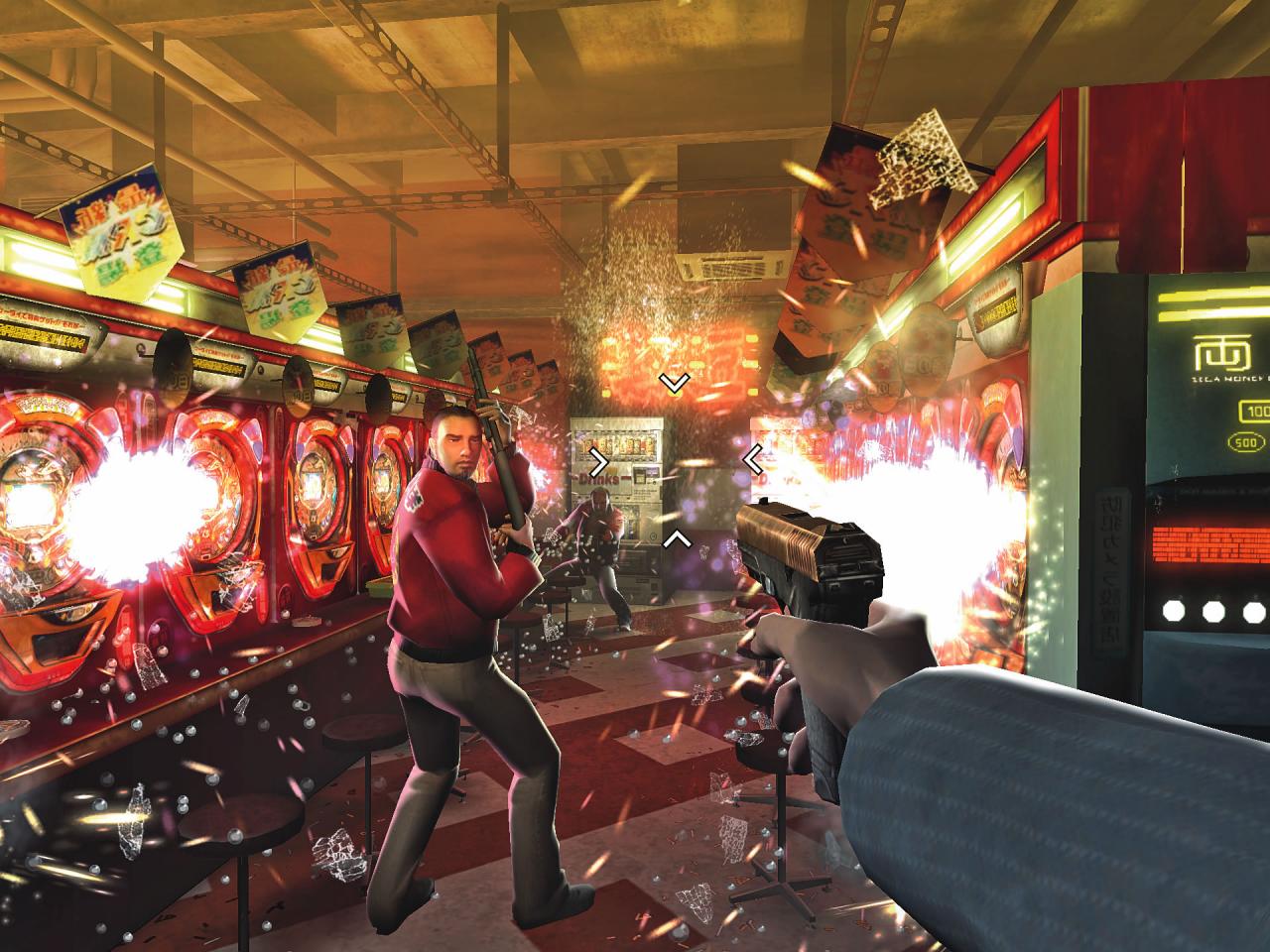 [07/07/2006] Red Steel - Für Wii-Verhältnisse sah der Ego-Shooter trotz der ein oder anderen verwaschenen Textur richtig gut aus. Unterm Strich reichte es aufgrund doofer K.I. und belangloser Handlung nur zu einem soliden Actiontitel. 