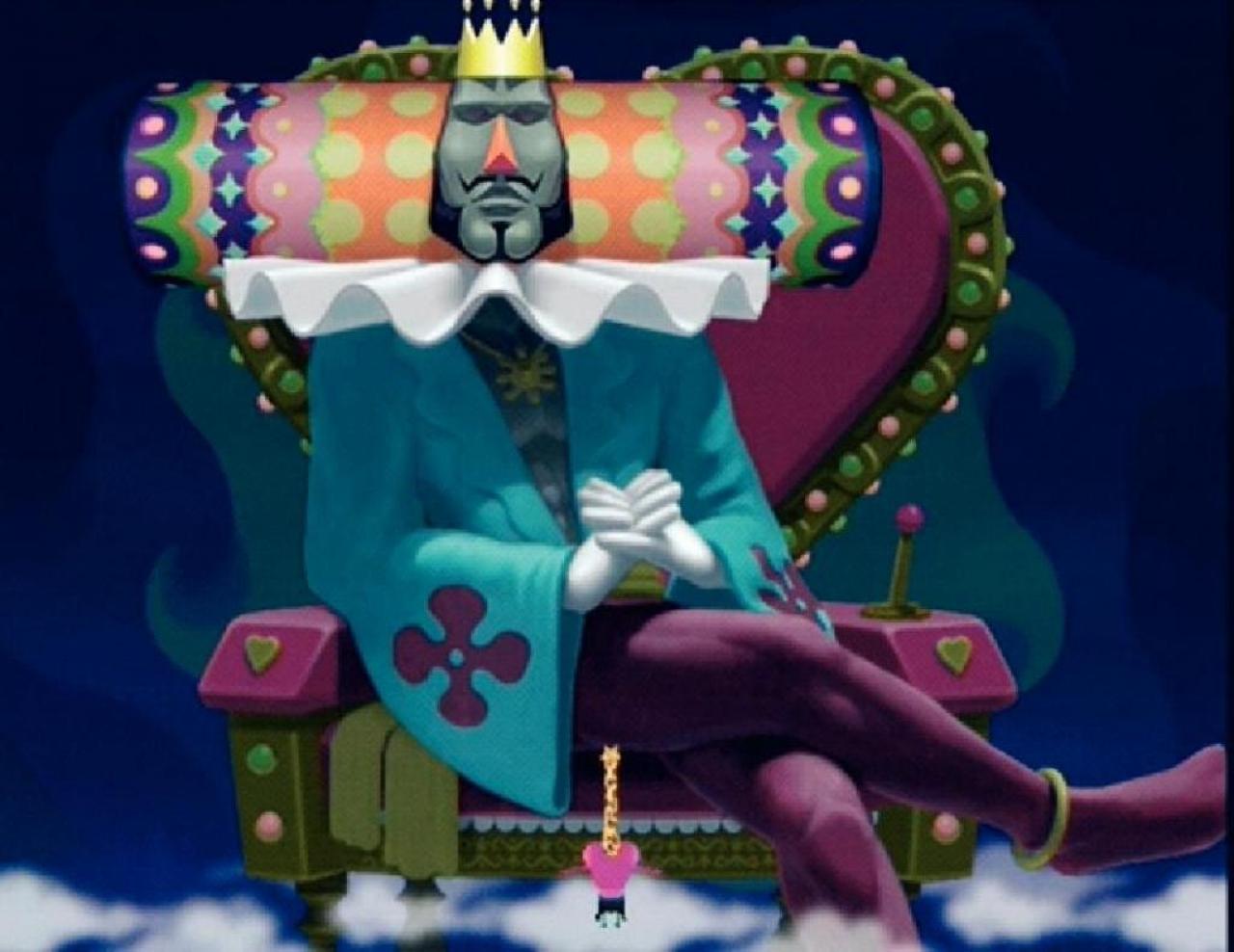 [28/07/2006] Der König des Kosmos aus Katamari ist so allmächtig, es ist ihm bereits egal, wie er aussieht. Von seinem völlig abgedrehten Outfit, bis hin zu seinen noch durchgeknallteren Befehlen, gibt es nur wenige Herrscher, die noch mehr einen an der Waffel haben.