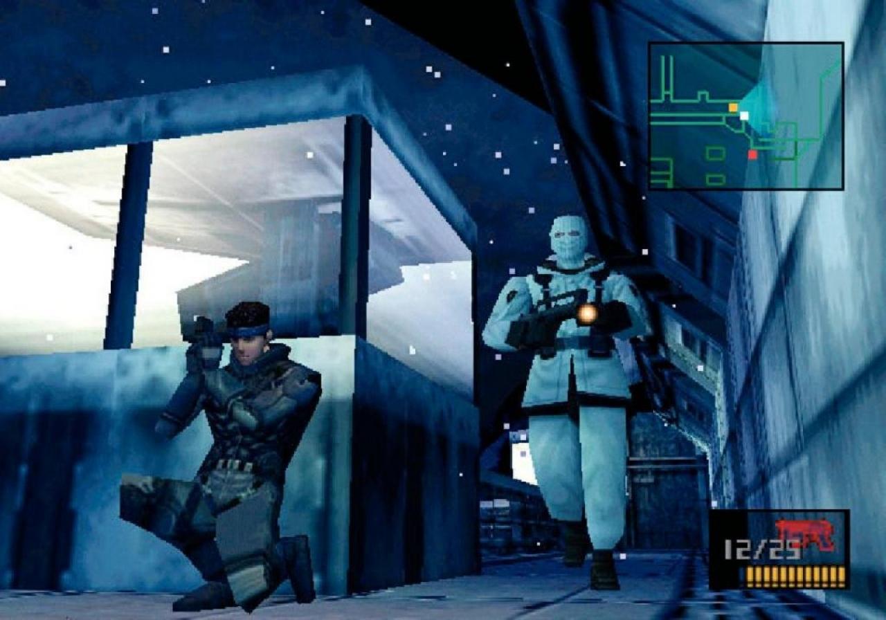 [28/07/2006] Platz 2: Metal Gear Solid (Stealth-Shooter, PSX/1998): Die erste Begegnung mit Solid Snake und dem innovativem MGS-Gameplay. Schon damals hatte Meister Kojima ein Faible für grandiose Cut-Scenes.