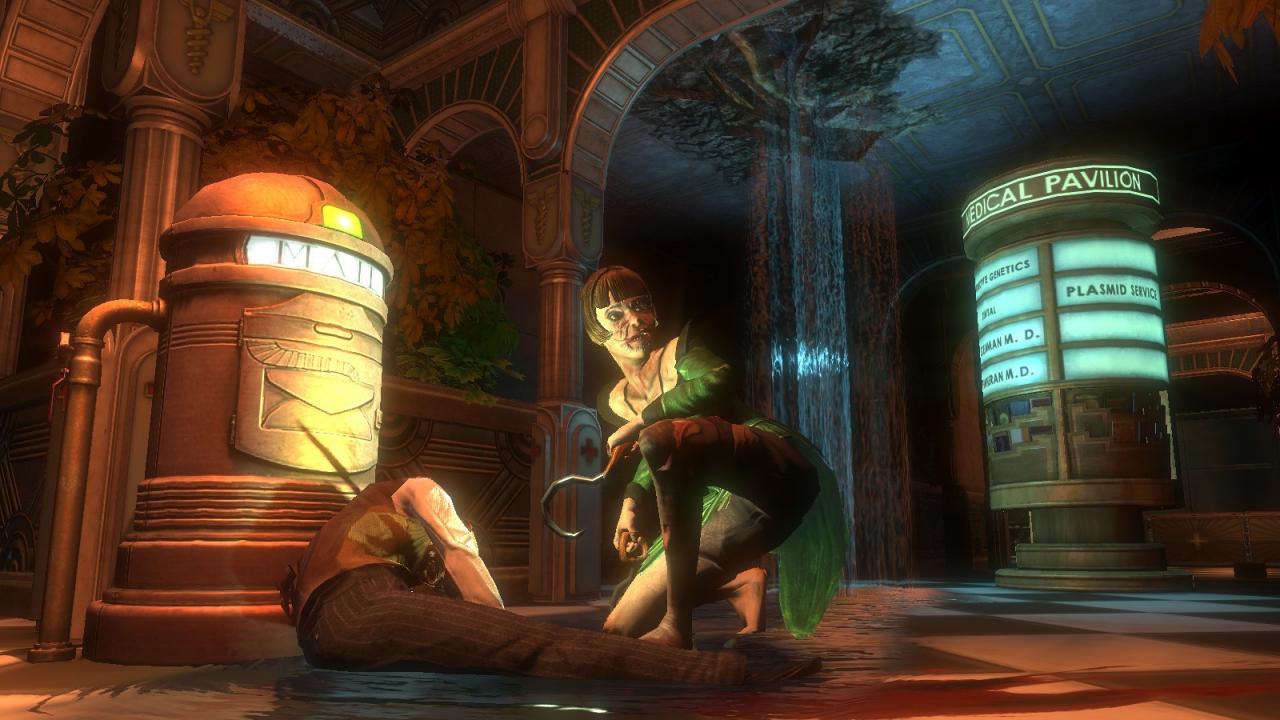 [28/09/2006] Bioshock faszinierte von der ersten Minute an. Die gigantische Stadt Rapture, die beeindruckende Rede des Blenders Andrew Ryan und das erste Treffen mit einem Big Daddy - unvergesslich.