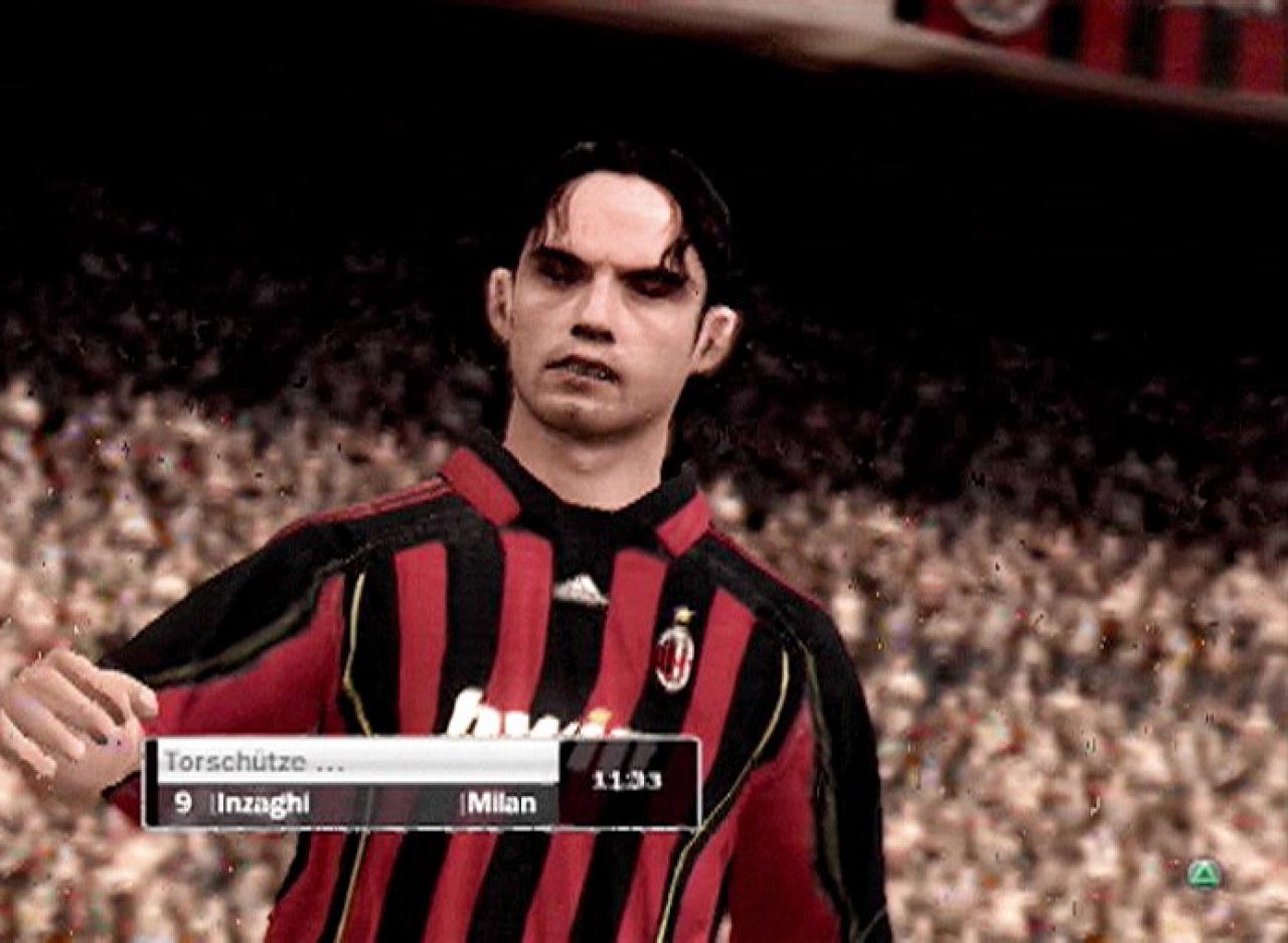 [27/10/2006] Statt den Ball abzugeben, schießt Pipo Inzaghi selbst die Tore. (FIFA07_06)