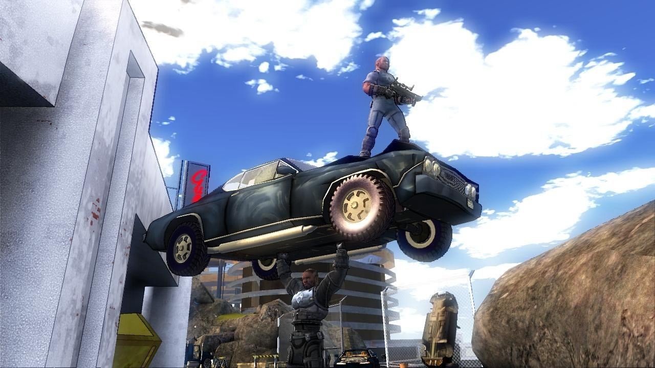 Kann ein Videospiel mit Terry Crews überhaupt schlecht sein? Ladet euch Crackdown runter und findet es selbst heraus!