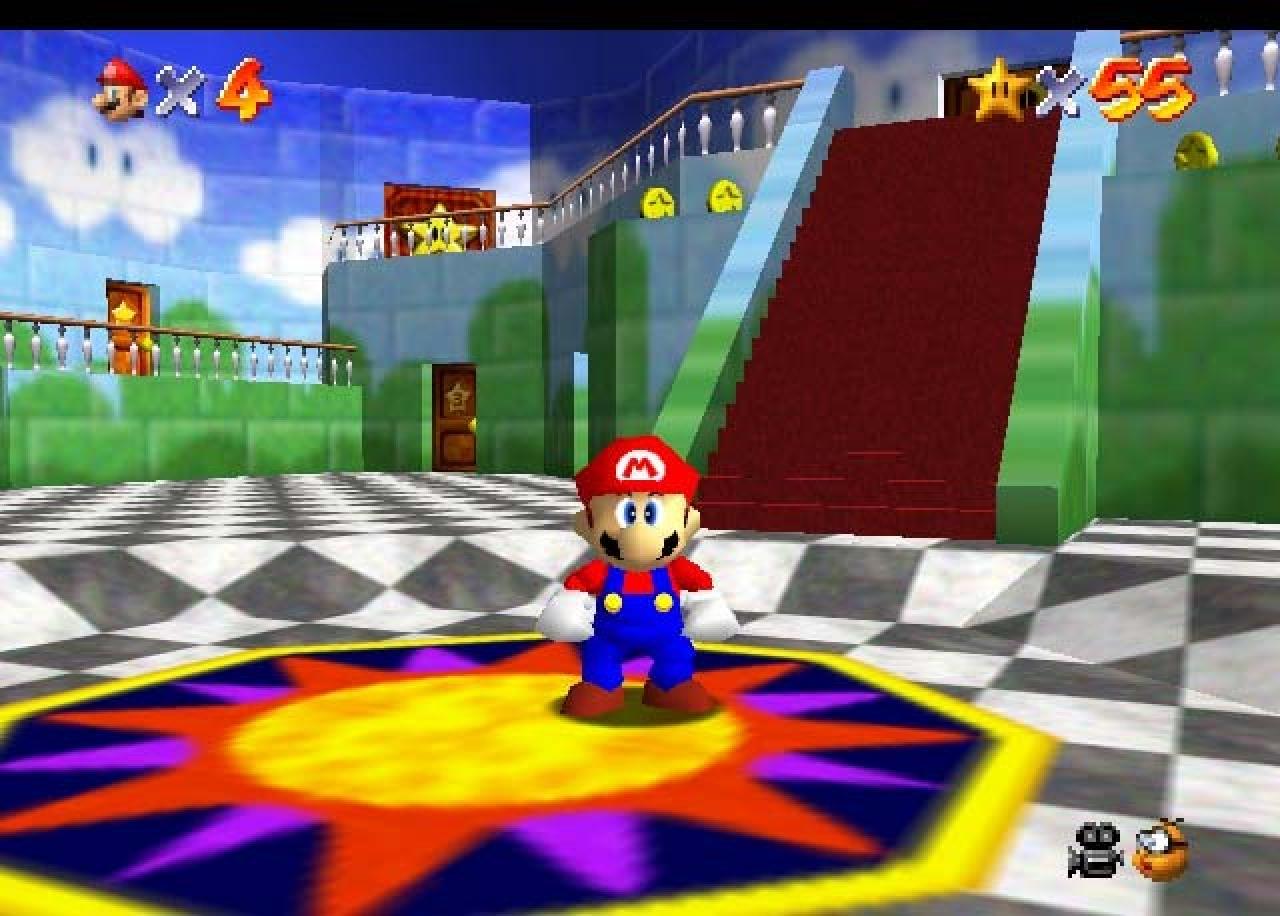 [20/11/2006] (1996) Super Mario 64, Nintendo[br]Marios Sprung in die dritte Dimension bleibt unvergessen. Auf dem Nintendo 64 präsentierte sich der Klempner erstmals als Polygonmodell. Standards setzte das Jump & Run abermals in pucto Leveldesign. Der Schnauzträger konnte bereits erspielte Welten mehrmals besuchen, um dort weitere Herausforderungen anzunehmen. 