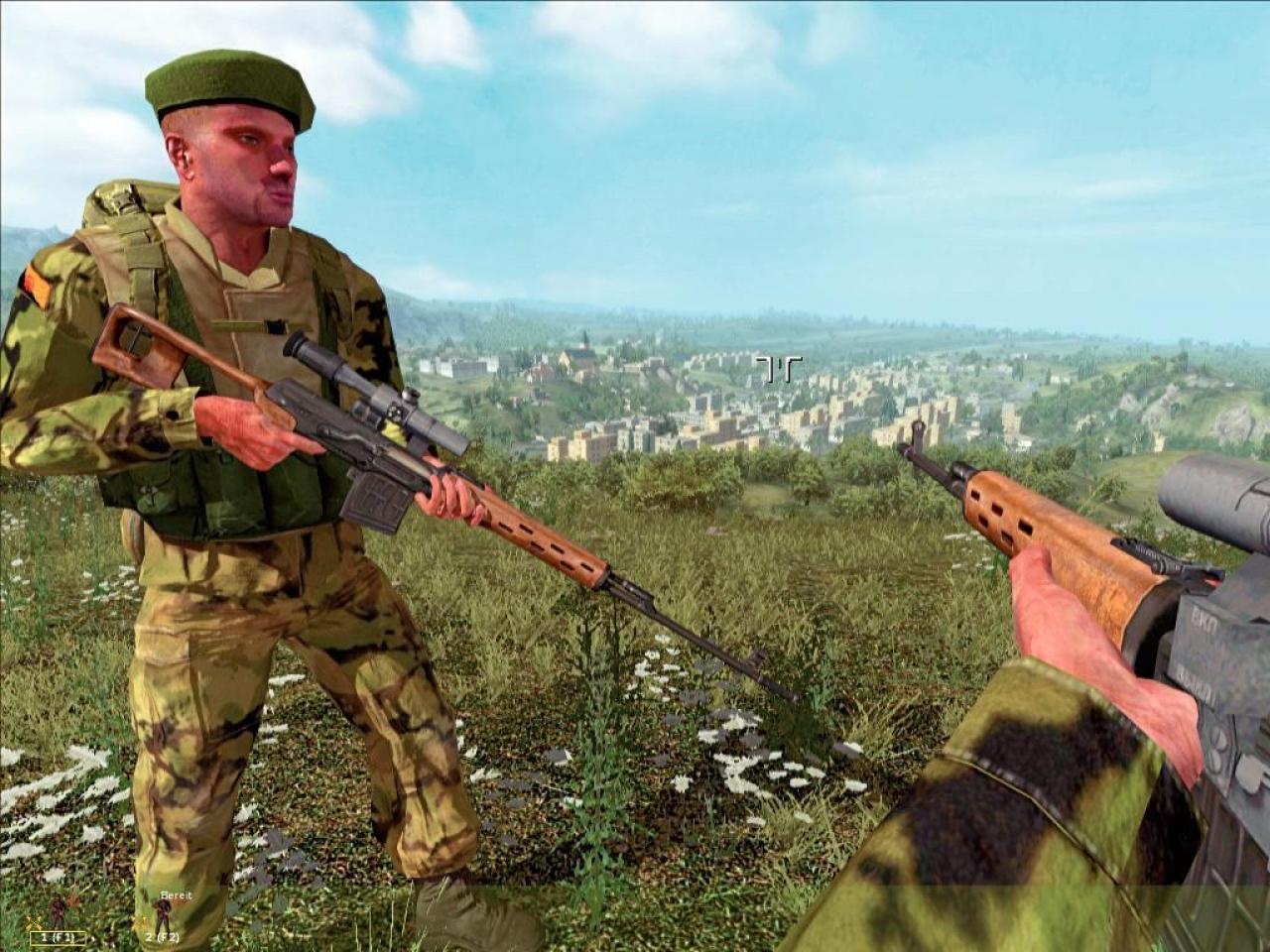 [22/11/2006] Mit maximalen Details und bis zu zehn Kilometern Sichtweite bietet Armed Assault solche traumhaft schönen Panorama-Perspektiven. 