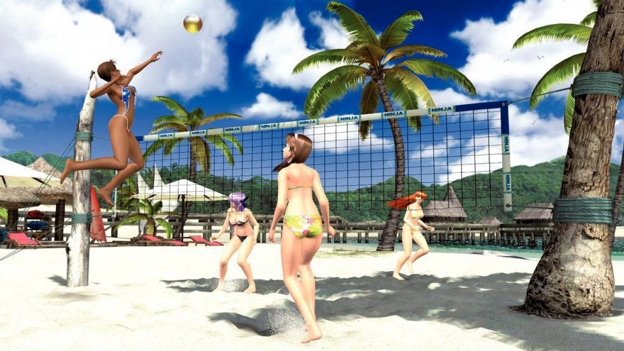 [18/12/2006] Lästig: Um für das immer noch sehr mäßige Volleyball eine Spielpartnerin zu finden, müssen Sie die Kolleginnen mit Geschenken bestechen. 