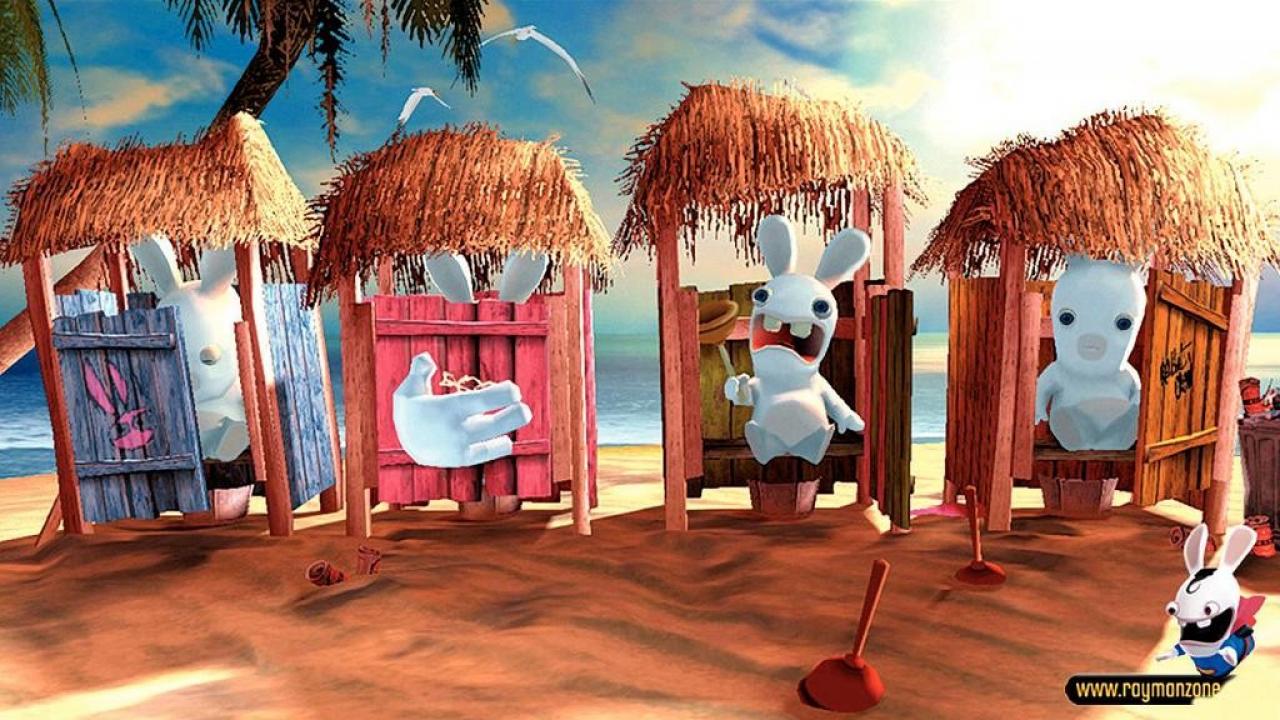 [18/12/2006] Sittenwächter: Sobald sich eine WC-Kabine öffnet, müssen Sie die Tür zuschlagen, sonst rasten die Bunnys aus. (PC) 