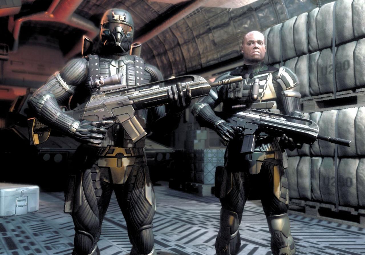 [04/12/2006] Zwischensequenzen: Crysis setzt bewusst auf Filme in Spielgrafik.