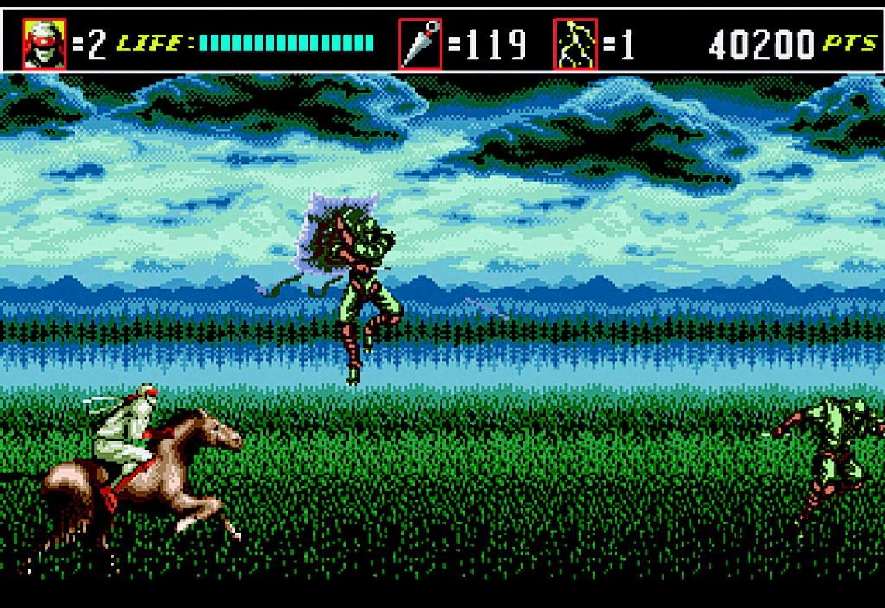 [19/01/2007] Ninja-Referenz: "Shinobi 3" vereint alle Tugenden eines 2D-Actionspiels. 