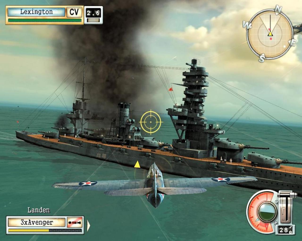 [29/01/2007] Im Tiefflug einen Torpedo abwerfen -- das ist extrem spannend und gehört zu den besten Momenten von Battlestations Midway. 