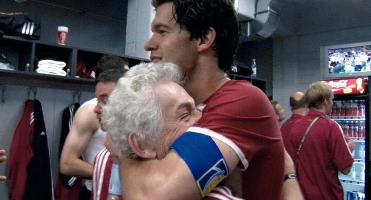 [23/02/2007] Michael Ballack und Masseur Adi Katzenmeier 