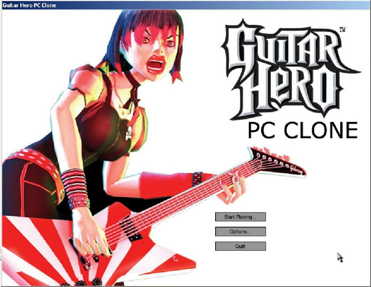 [13/03/2007] Guitar Hero PC Clone: Der Name täuscht ein wenig, denn das Programm ist weiter vom Vorbild entfernt als Frets on Fire. 