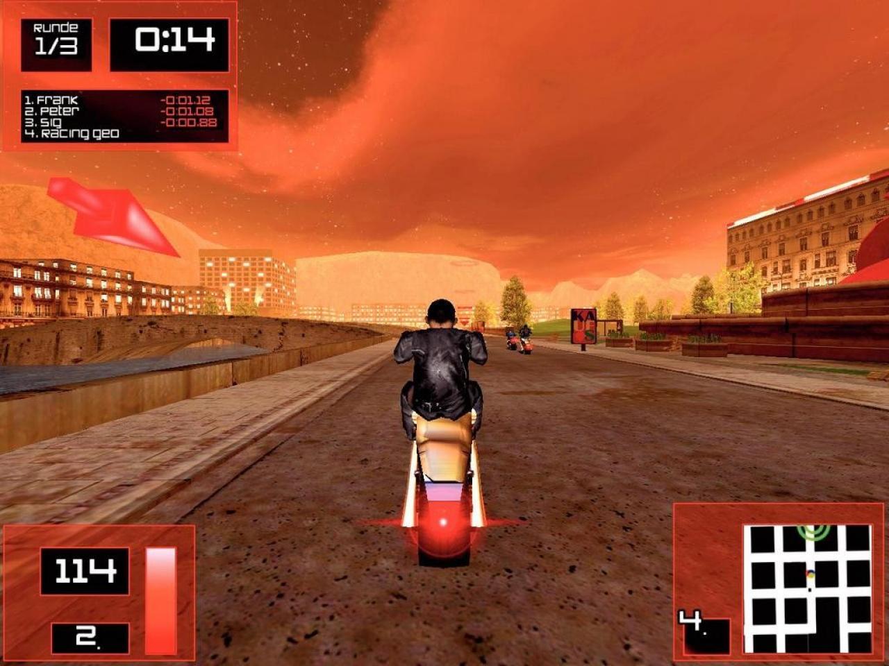 [04/03/2007] Wie einfallslos die Designer die triste Stadt gestaltet haben, erkennen Sie an der Straßenstruktur auf der Minimap (rechts unten). 