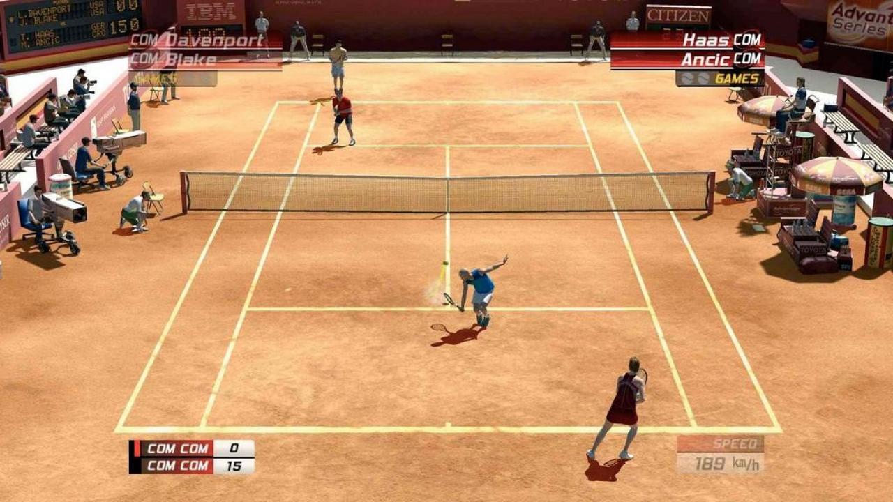 [01/03/2007] Spaßgarantie: Wenn ihr gemeinsam mit drei Freunden den Ball übers Netz schlagt, ist Fun vorprogrammiert. 