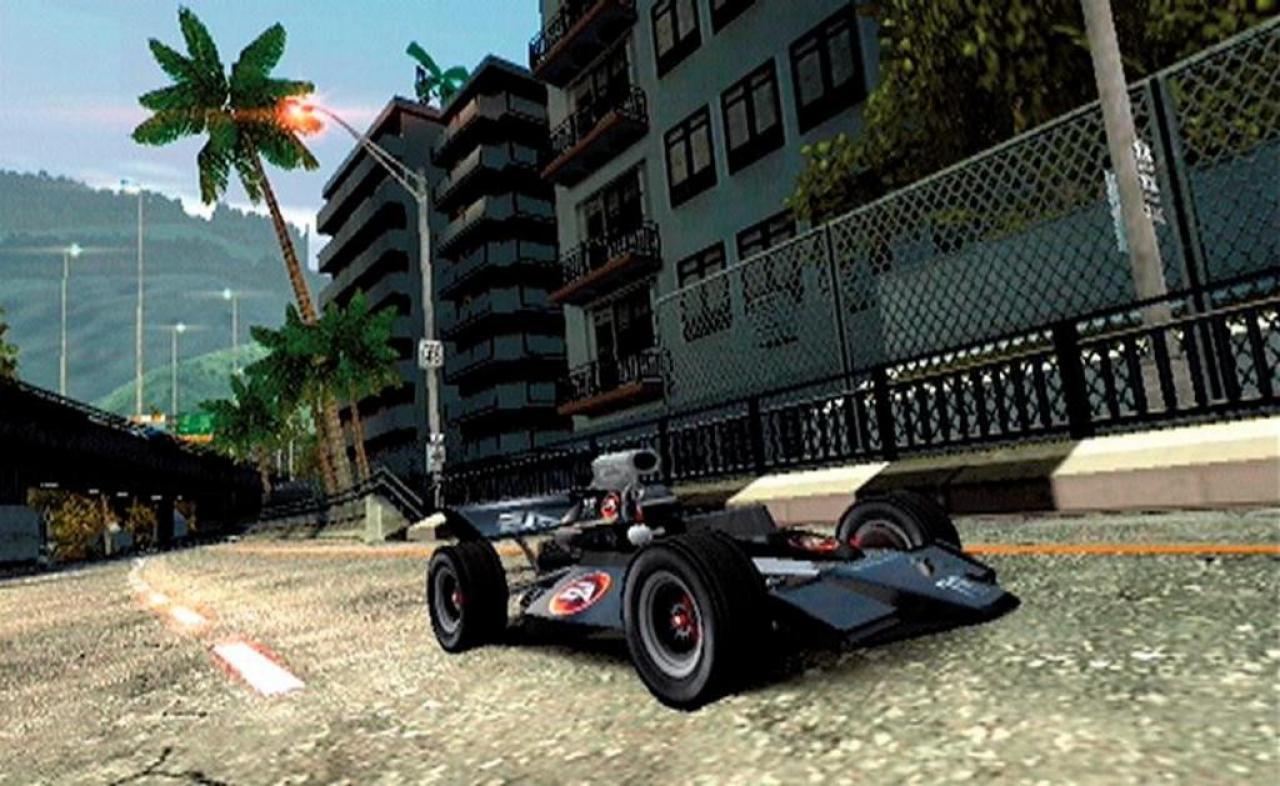 [26/04/2007] Zu schnell: Auch im Raser Burnout: Dominator ist Eigenwerbung an der Tagesordnung. 