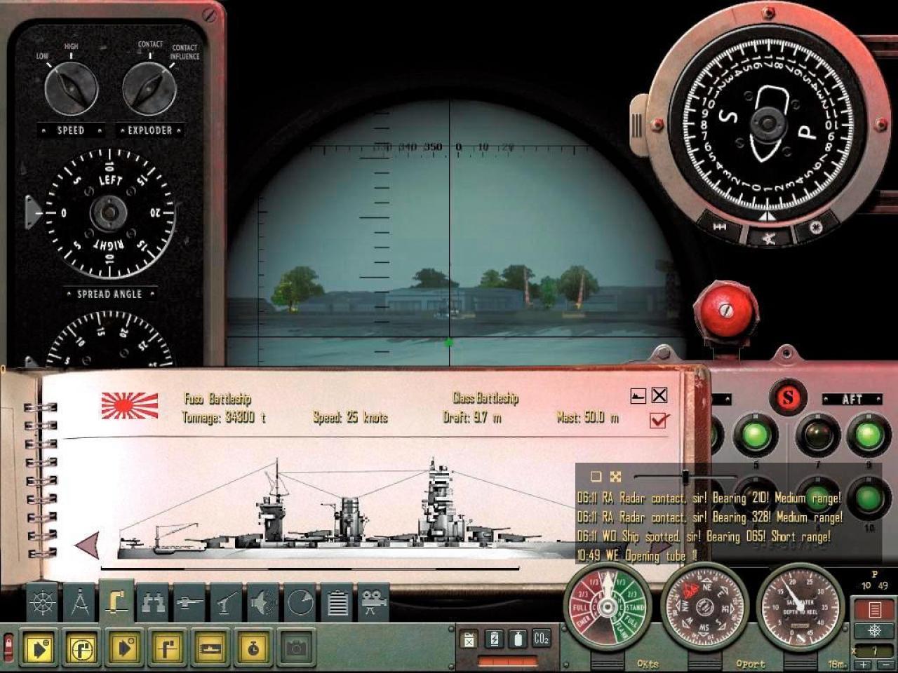 [26/04/2007] Von hand: Torpedo- und Zielkurs manuell zu kalkulieren erfordert trotz des Torpedorechners viel Zeit und Geschick.