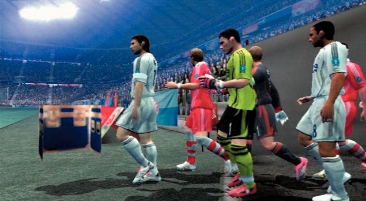 [26/04/2007] Einmarsch der Gladiatoren: Wenn der FC Bayern München und Real Madrid aufeinandertreffen, ist das Stadion auf jeden Fall restlos ausverkauft. 