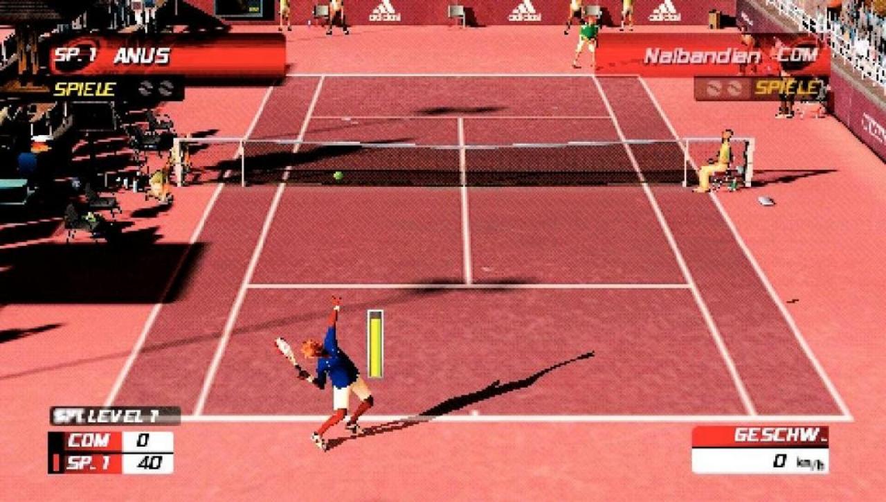 [26/04/2007] Immer feste druff: Ihr selbst kreierter Nachwuchsspieler verfügt zu Beginn über minimale Fähigkeiten. Regelmäßiges Training schafft Abhilfe. Die verschiedenen Minigames steigern unterschiedliche Attribute. 