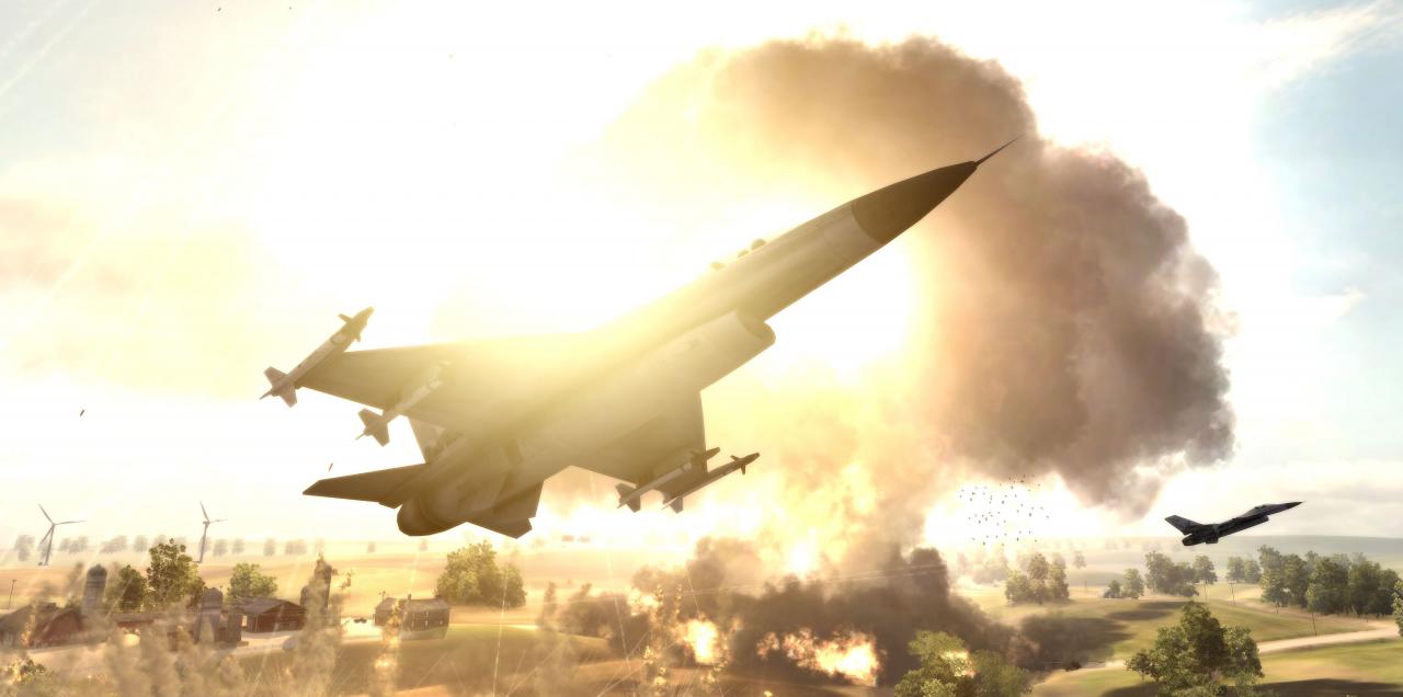 [14/05/2007] In etwa gleich laut: Eine Xbox360 und dieser Kampfjet.
