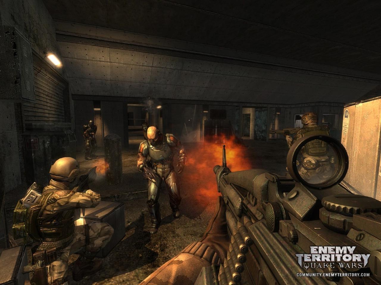 [08/05/2007] Schnell rein, schnell weiter: Die hektischen Söldner von Quake Wars.