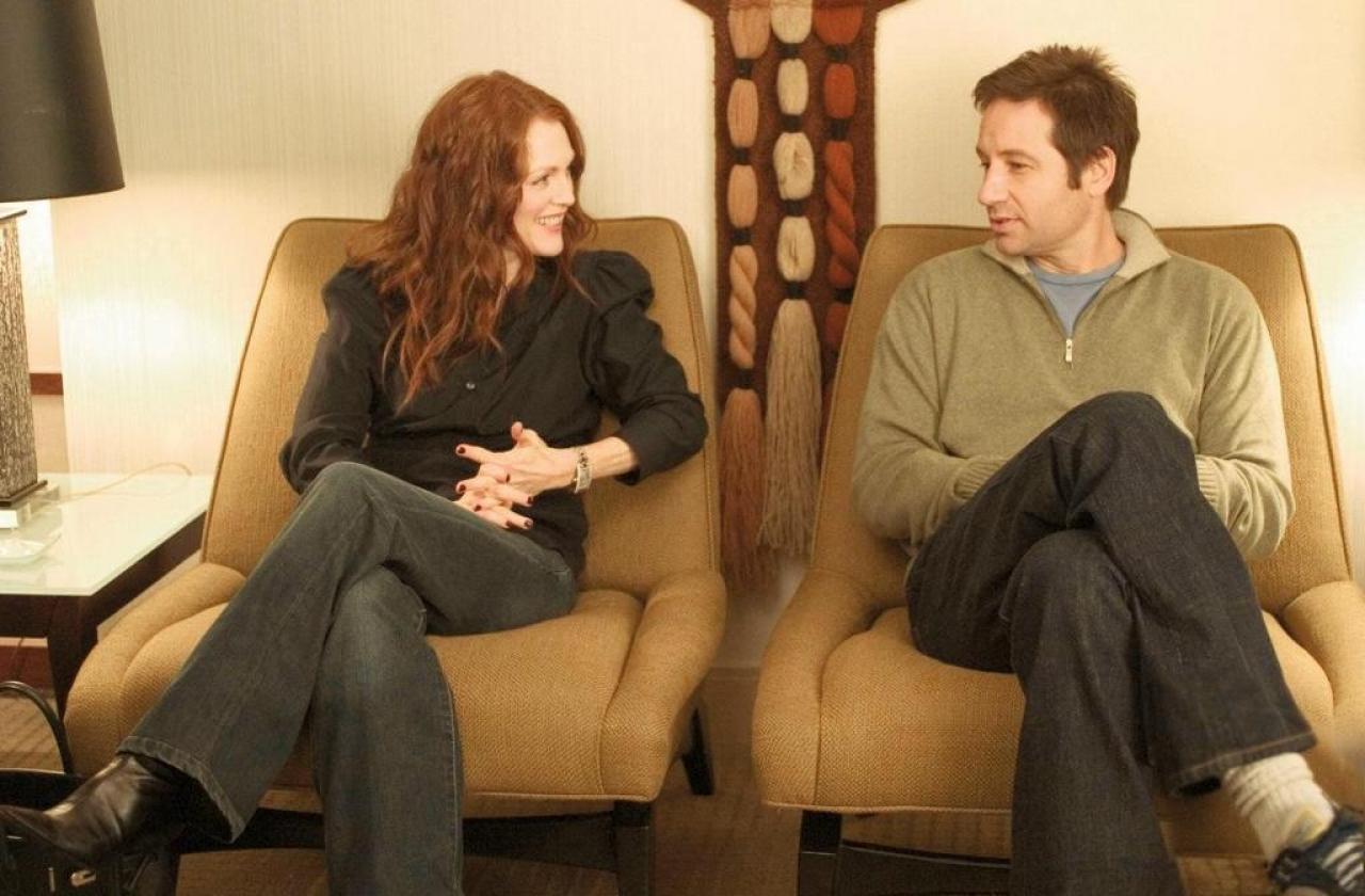 [25/05/2007] Rebecca (Julianne Moore) und Tom (David Duchovny) suchen Rat beim Ehetherapeuten 