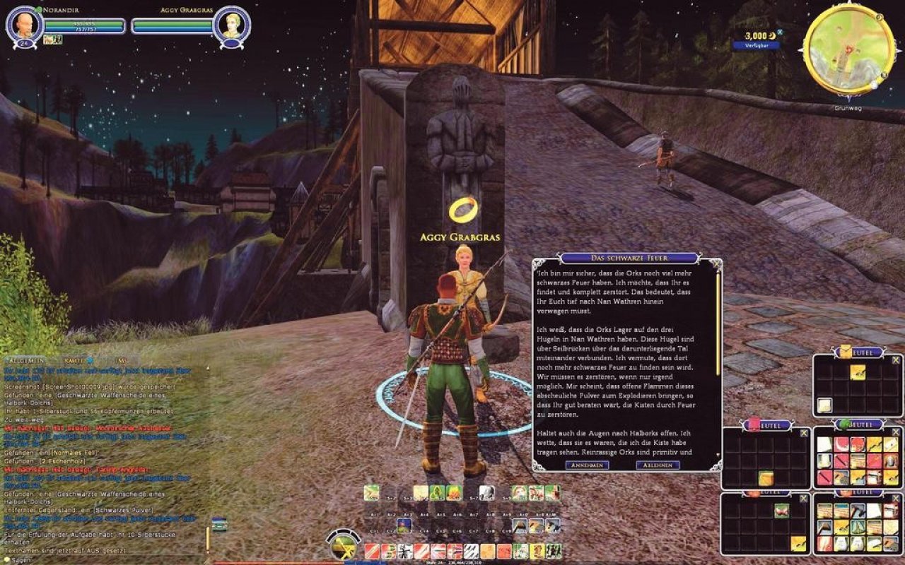 [29/05/2007] Dank der epischen Quests gibt es für unsere Helden eine spannende, echte Storyline, die uns in die Geschichte Mittelerdes einbindet. 