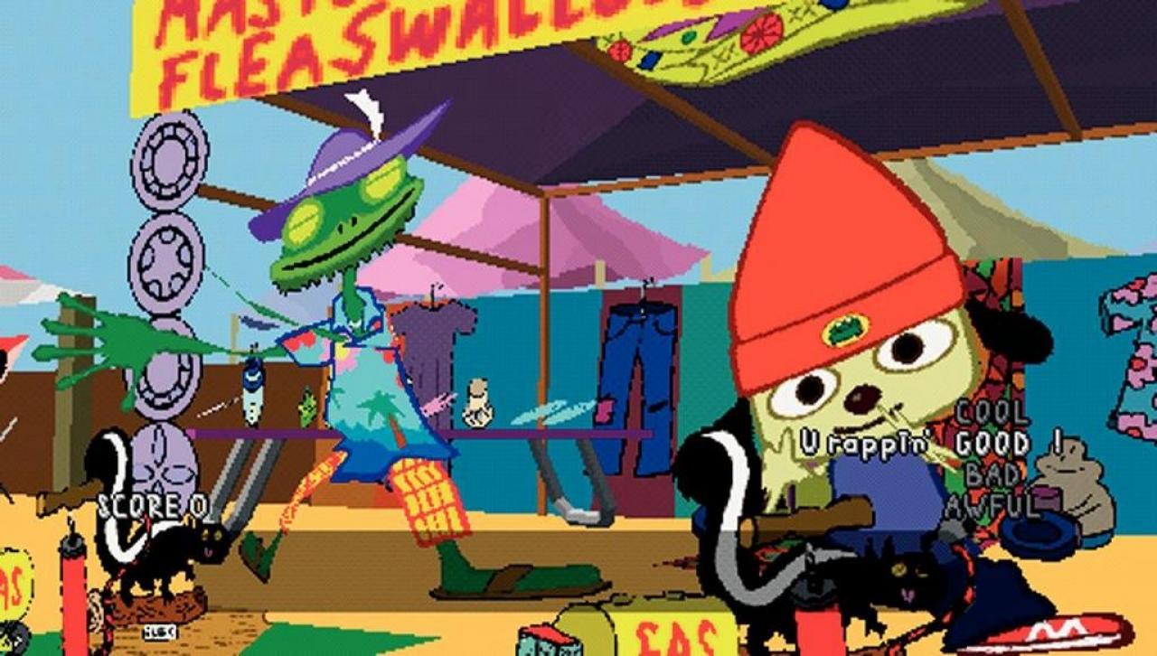 [28/06/2007] Flohmarkt: Zusammen mit diesem fliegenden Händler gibt Parappa einen Reggae-Song zum Besten. Ab diesem Kapitel lässt sich der Schwierigkeitsgrad durchaus als knackig bezeichnen.