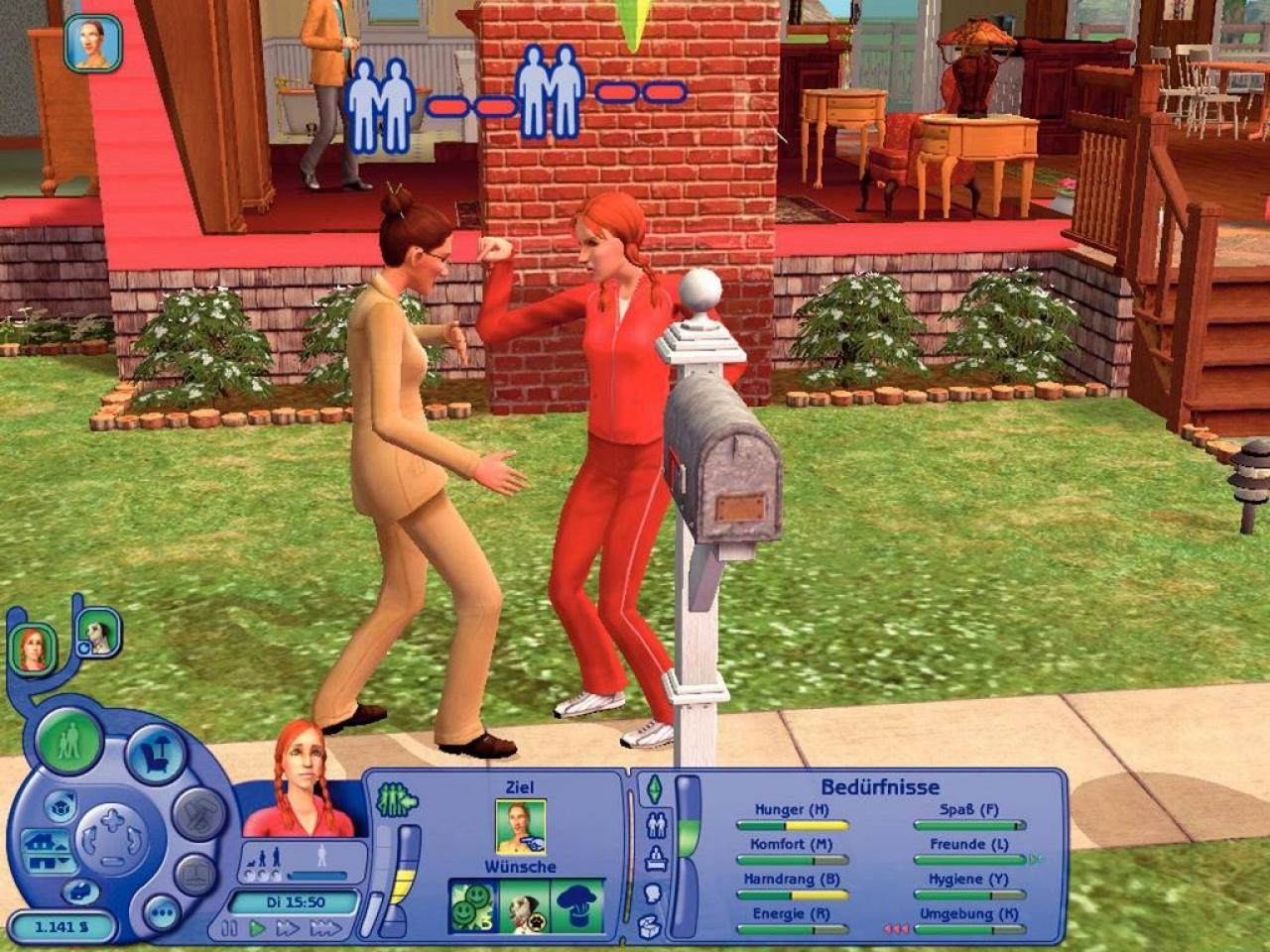 [26/06/2007] Diana gehört quai schon die ganze Stadt, jetzt will sie auch noch Alices Haus haben. Über das Sims-typische Steuerungsmenü geigen wir der Dame mal unsere Meinung, bevor wir sie verscheuchen. 