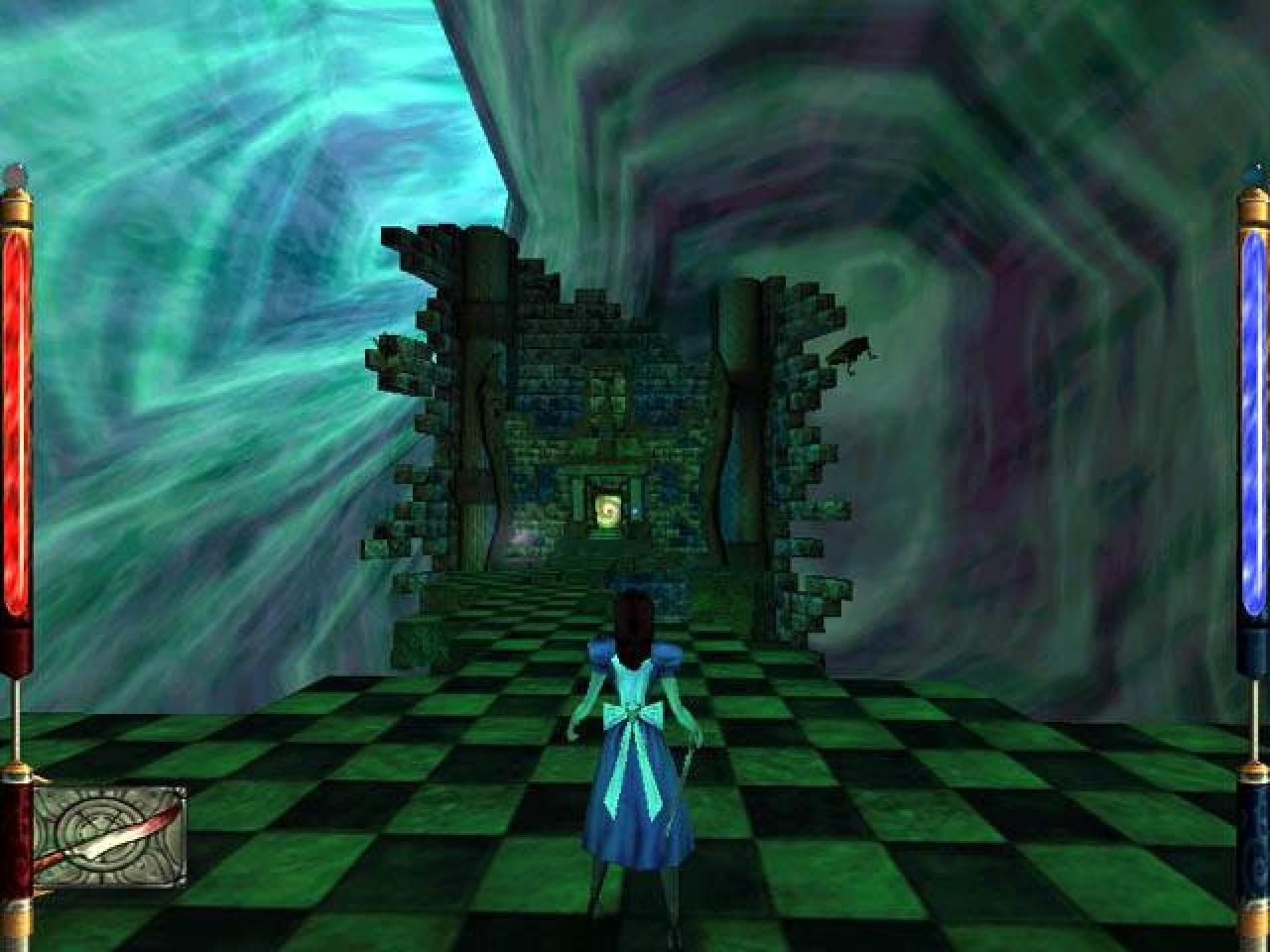 [22/06/2007] American McGee's Alice - Künstlerisch hat das bildgewaltige Design des Spiels so einiges zu bieten. Leider stimmten für dieses Wunderwerk die Verkaufszahlen nicht. Der Nachfolger soll laut Medienberichten etwas besser laufen. - Quelle: - Wikipedia - American McGee's Alice