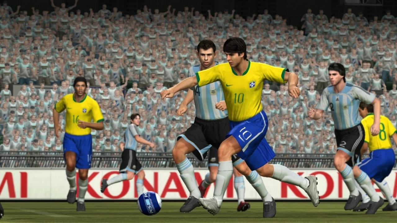 Kaka dribbelt an Javier Mascherano vorbei