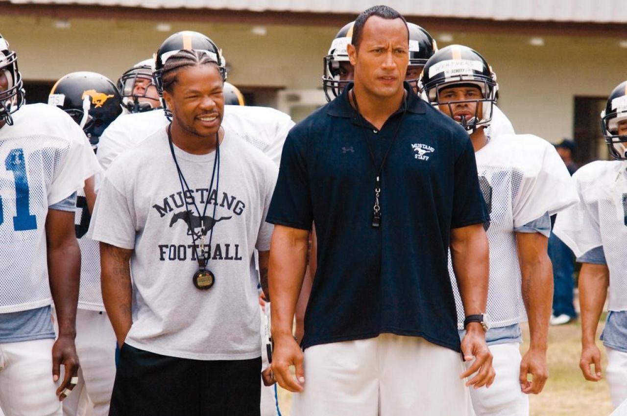 [09/07/2007] Sean Porter (Dwayne Johnson, re.) und sein Kollege Malcolm Moore (Xzibit) glauben an ihr Team 