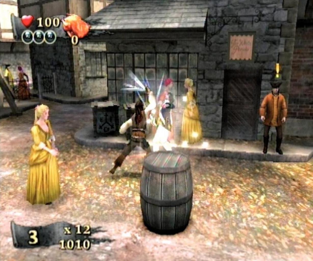 [02/07/2007] Sparen Sie sich den Weg ins Fitness-Studio, auf Wii ist beim Fechten voller Körpereinsatz gefragt. (Wii) 