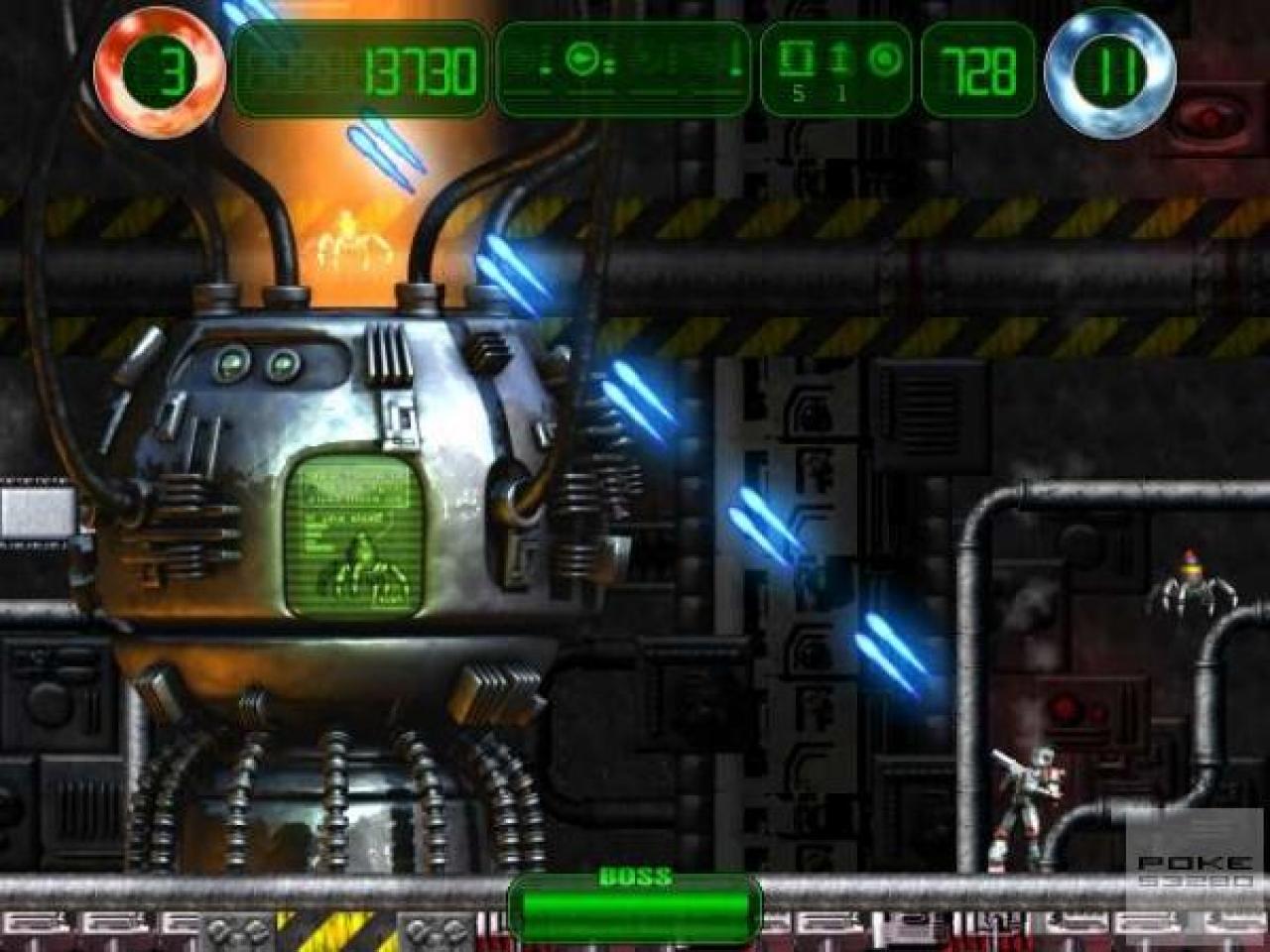 [07/08/2007] Hurrican - Ein ebenfalls herausragendes Remake eines angestaubten, aber zeitlosen Klassikers! In alter Sidescroll-Shooter-Manier ballern sich Spieler durch neue Levels samt fieser Gegner.