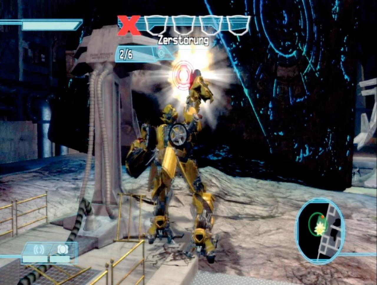 [30/08/2007] Der Allspark: Als Bumblebee endlich das gesuchte Artefakt findet, ist es noch zu groß für den Transport.