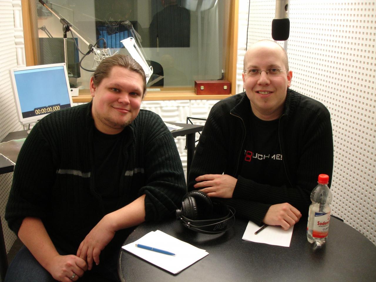 [24/01/2008] DJ Tomekks Ebenbild (rechts) mit Simon Fistrich